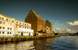 Architektura kołobrzegu ze statku. Port morski. Architektura kołobrzegu ze statku. Port morski.