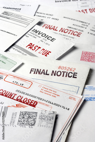 Photo: Past Due Notices Past Due Notices