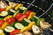 Vegetarisch Grillen: Gemüsespieße