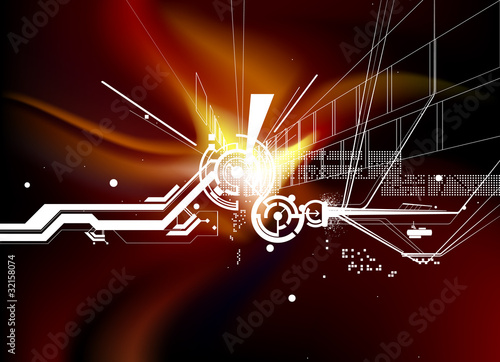 Vector: digital background digital background