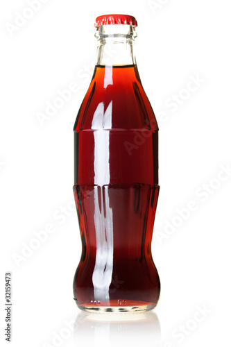 Photo: Bottle of cold cola Bottle of cold cola