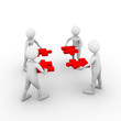 3D people cooperate