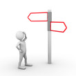 3D man: choice