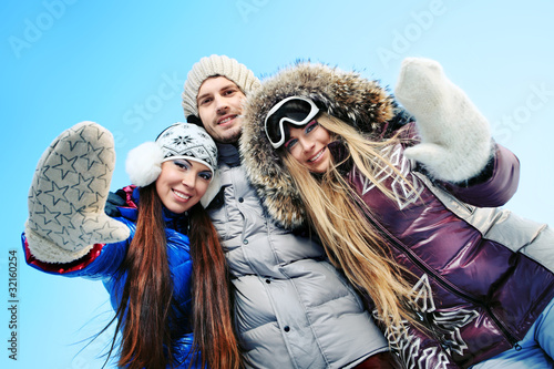 Photo: winter friends winter friends