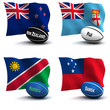 Rugby World Cup - Participating Nations