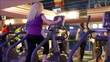 girl doing sports in a gym 2 girl doing sports in a gym 2