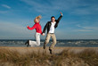 Foto: Sprünge am Strand Sprünge am Strand