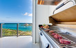 Barbecue in luxury terrace.