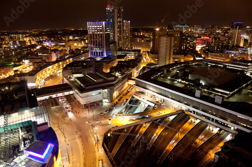 Photo: Birmingham City Centre at night Birmingham City Centre at night