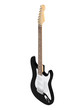 Black electric guitar