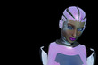 Robot Girl Technology in Pink Gear