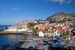 fishing village camara de lobos on madeira island, portugal