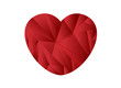 japan flag - heart shaped sun - creative social graphic