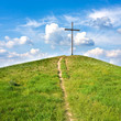 Cross on hill