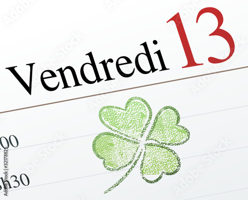 Vektor: Vendredi 13 : jour de chance Vendredi 13 : jour de chance