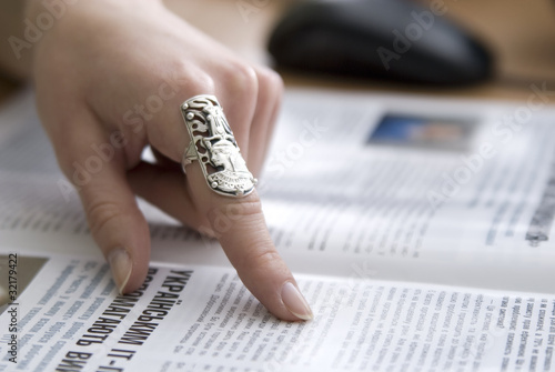 Photo: female hand female hand