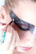 Applying make-up
