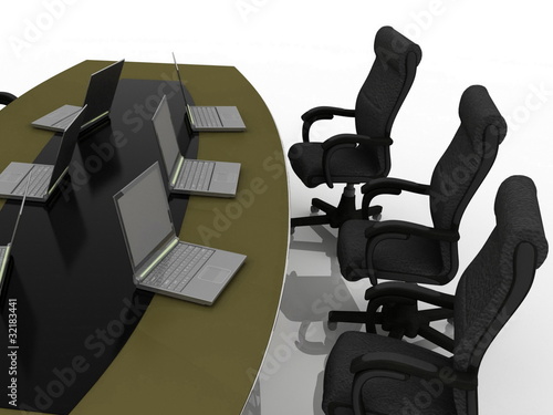 Illustration: table for negotiations table for negotiations
