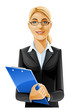 beautiful business woman with