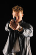 Photo: Man with gun Man with gun