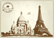 Eiffelturm - Sacre Coeur