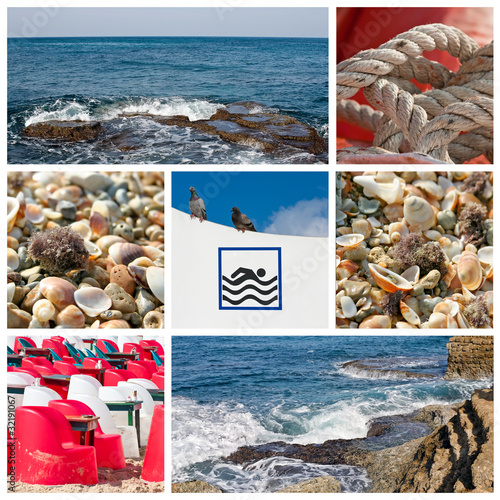 Photo: Sea Collage Sea Collage