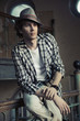 Romantic guy in a stylish interior