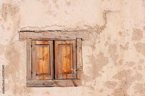Photo: Beautiful old window in hisorical adobe, Taos, NM Beautiful old window in hisorical adobe, Taos, NM
