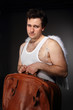 Mr. Angel with bag Mr. Angel with bag