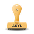 Asyl Stempel