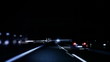 Driving on highway at night Driving on highway at night