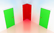 Right or wrong: conceptual corner door