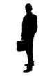 businessman silhouette