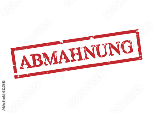 Vektor: abmahnung Stempel Abdruck abmahnung Stempel Abdruck