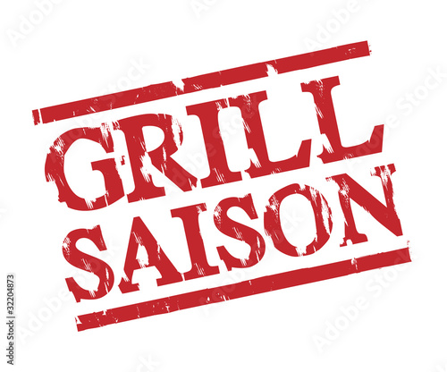 Vector: Grill Saison Stempel Grill Saison Stempel