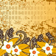 Flowers near the old wall