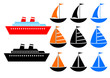 Collection of ships