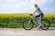 Radfahrerin
