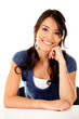 Girl smiling