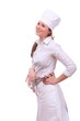 Beautiful cooking woman