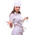 Beautiful cooking woman