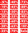 Photo : The text sale