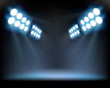 Spotlights. Vector illustration. Spotlights. Vector illustration.