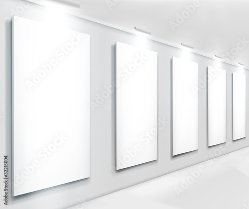 Vector: Display in gallery. Vector illustraction. Display in gallery. Vector illustraction.