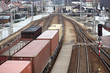 Train, trains at the depot Train, trains at the depot