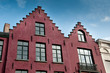 Façade de maisons à Bruges