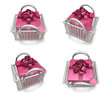 3d decorated anniversary present in the basket 3d decorated anniversary present in the basket