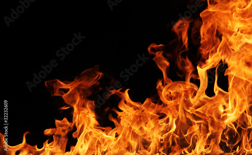 Photo: Fire background Fire background