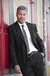 Smile from Business men.-City