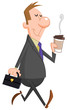 Businessman with coffee